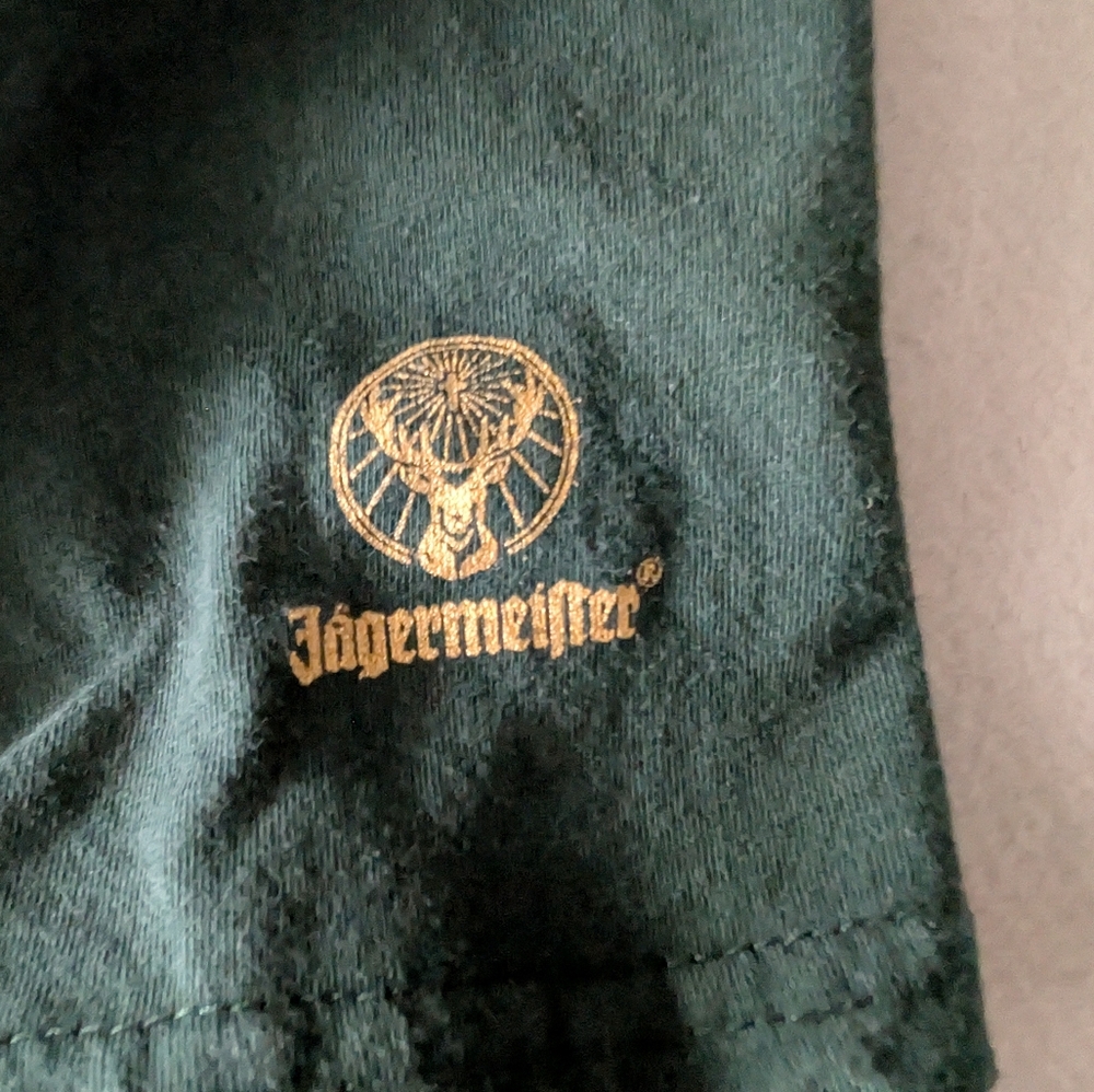 Official Jagermeister Green Tarot Stag V Neck Shirt Women's M Collectible Rare image 7
